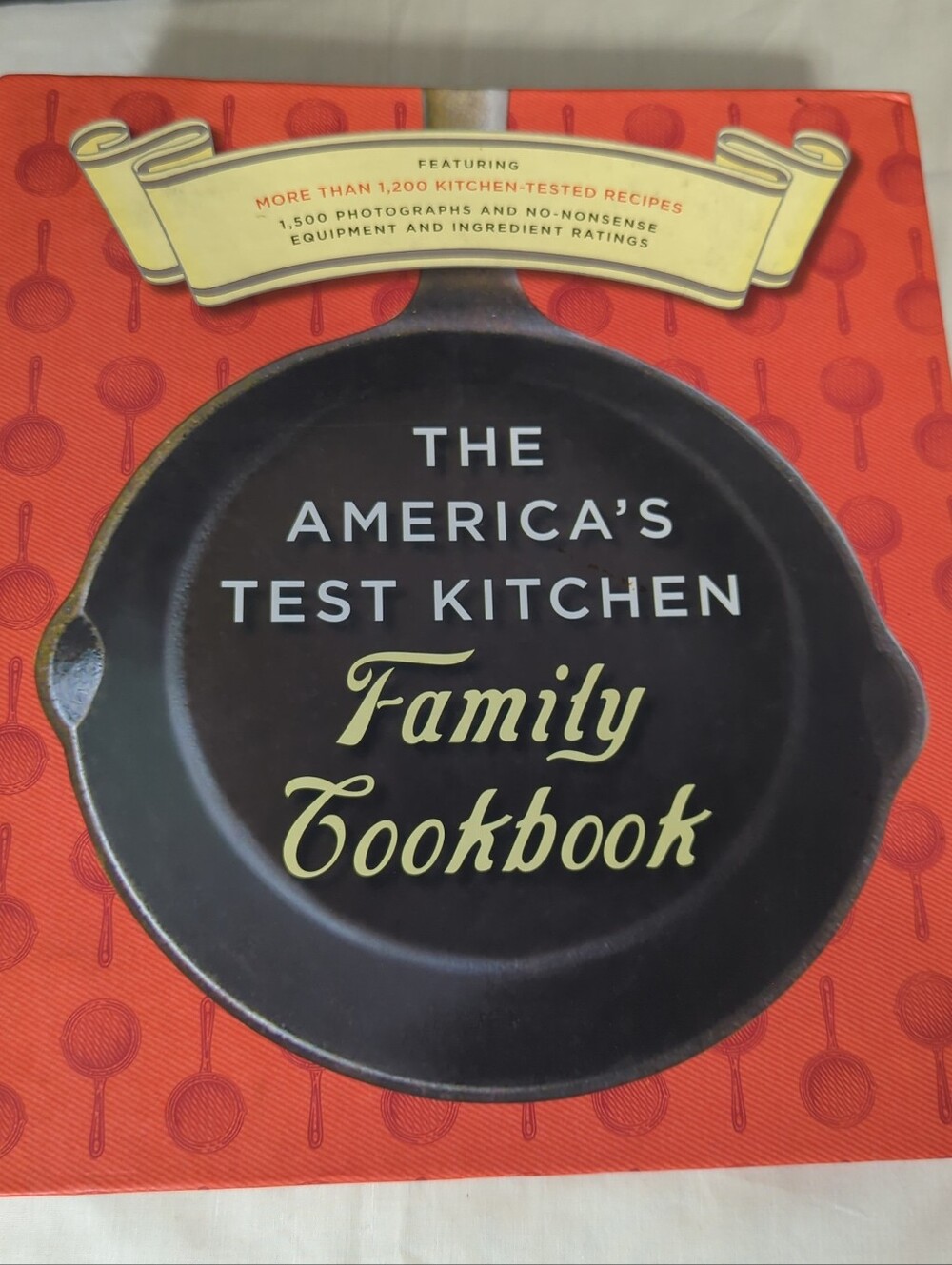 The America's Test Kitchen Family Cookbook 3 Ring Binder 2005